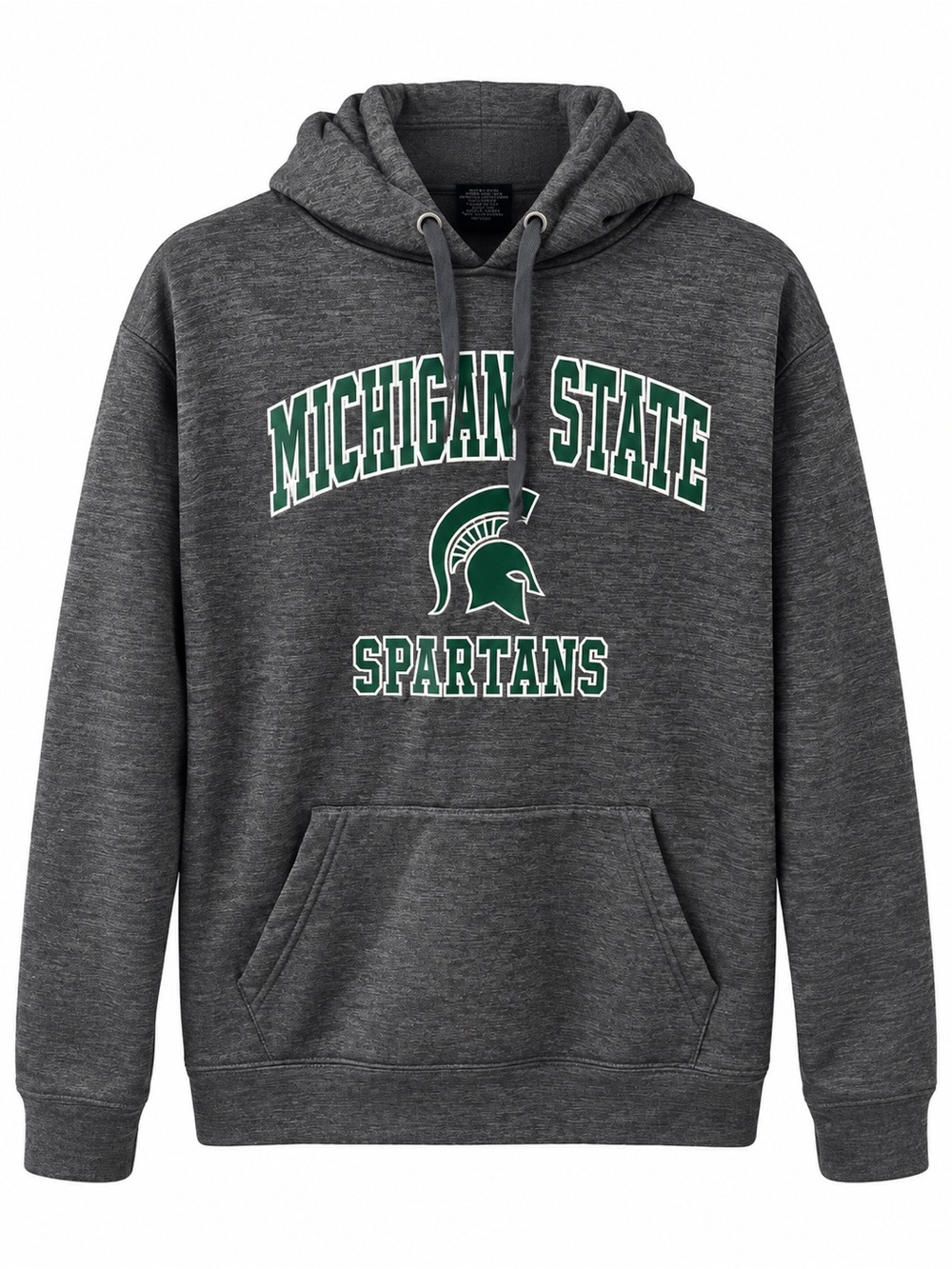 Michigan State Spartans Colosseum Logo Hoodie Gray Large